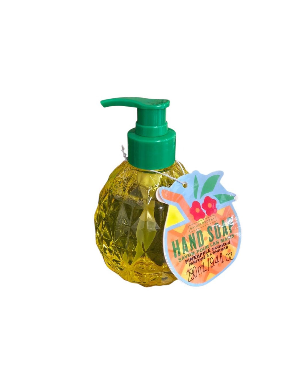 Pineapple Scented Hand Soap - Green/Yellow